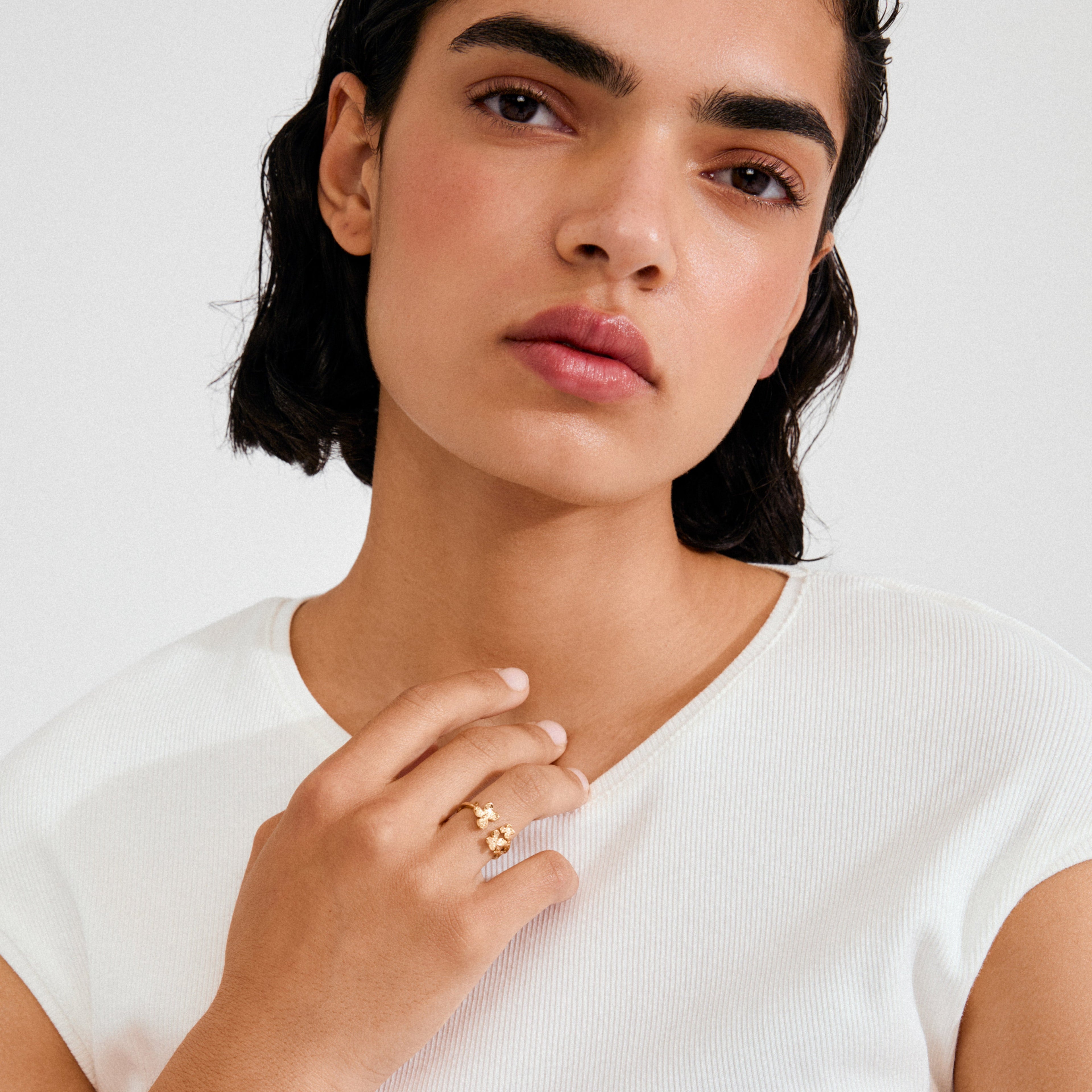 AJANI ring gold-plated