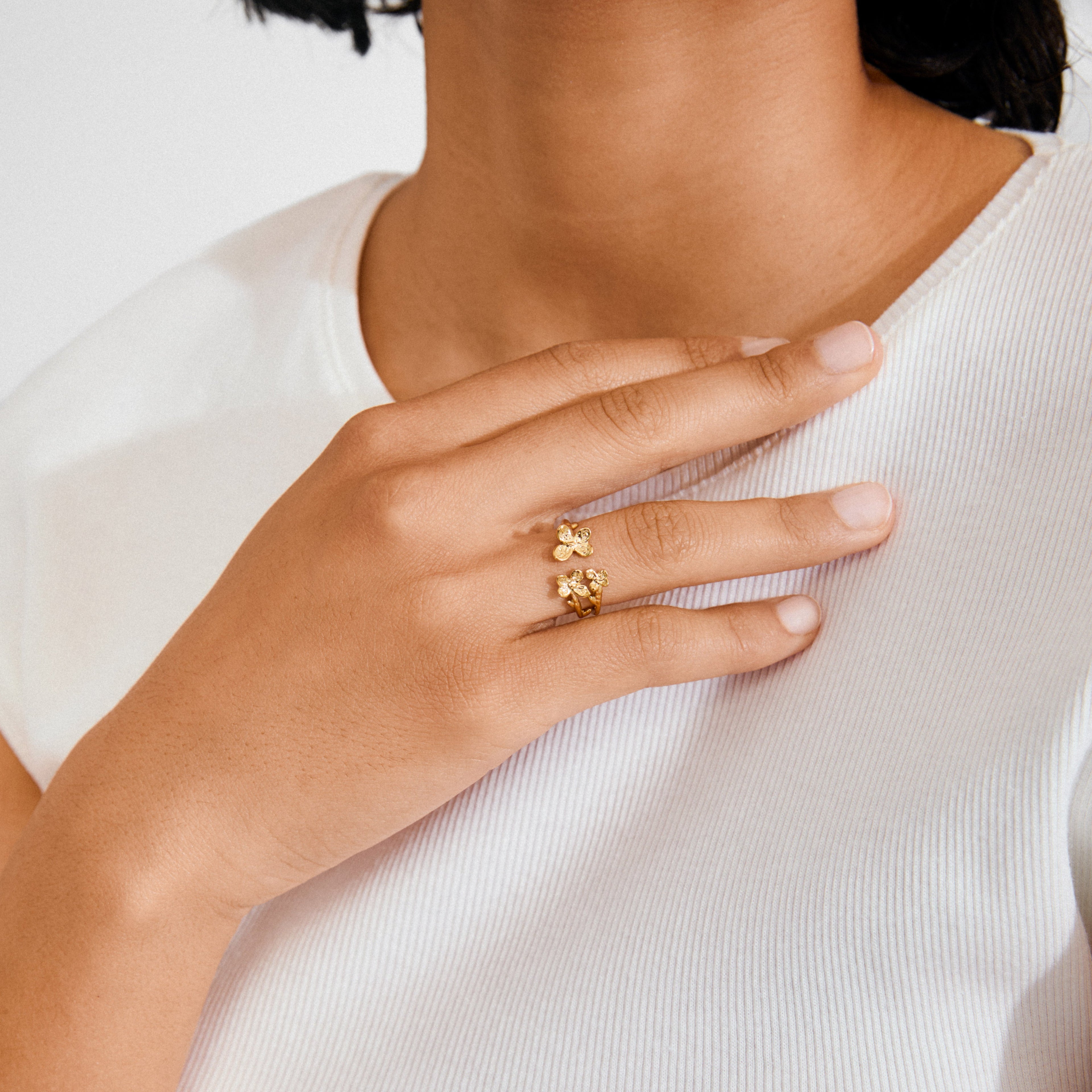 AJANI ring gold-plated