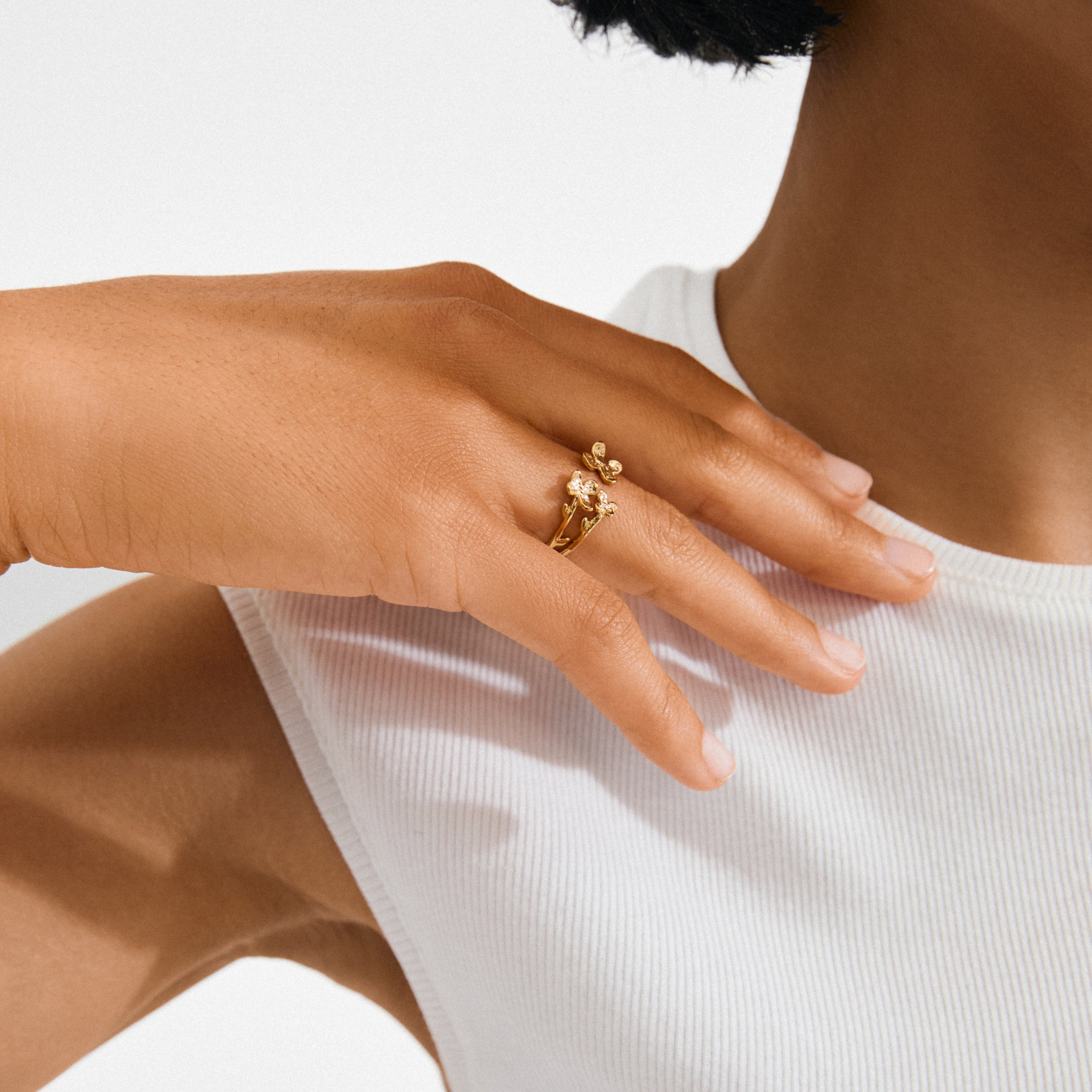 AJANI ring gold-plated