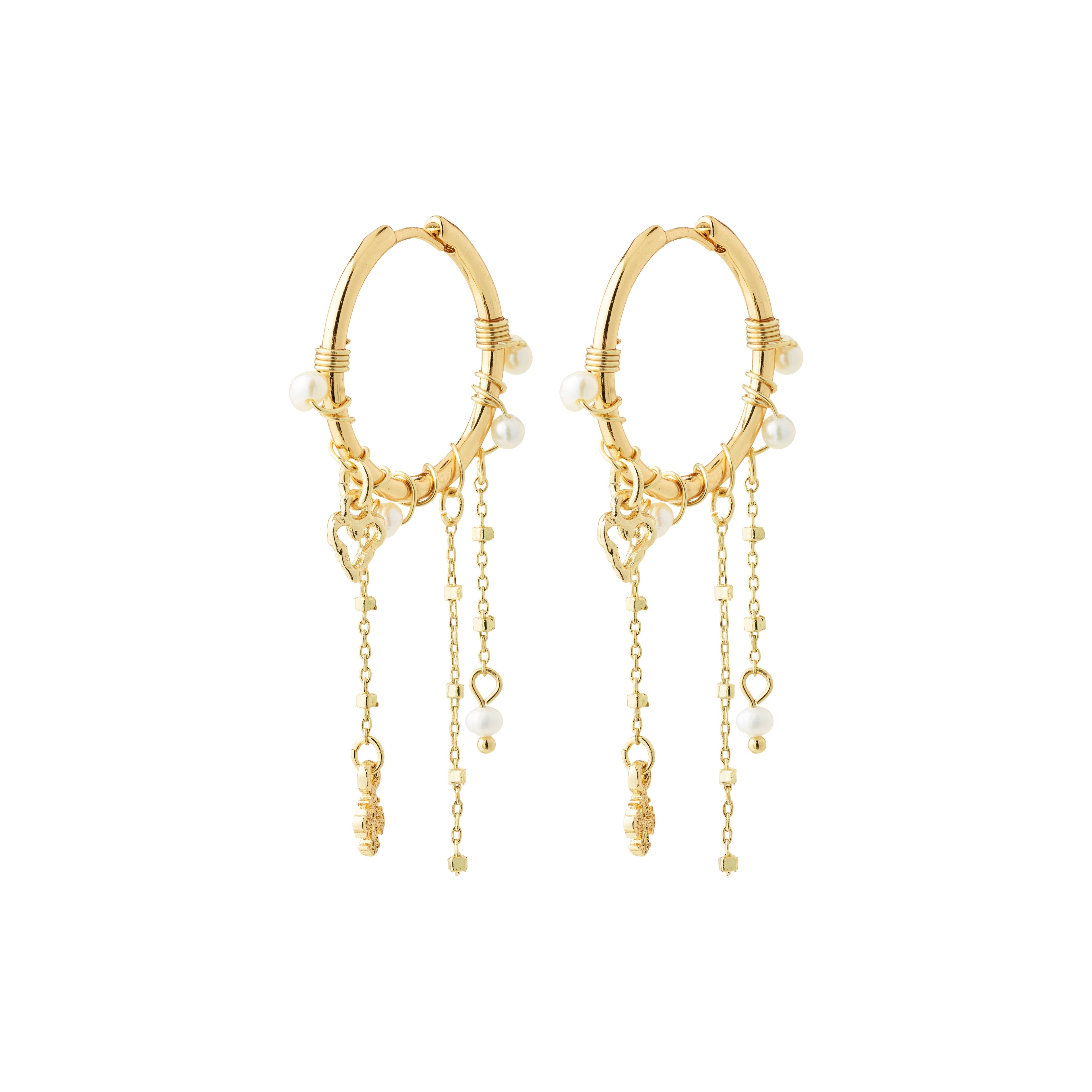 DAGMAR earrings gold-plated